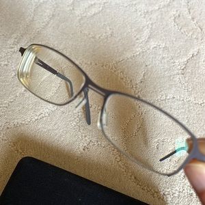 Eyeglasses Unisex Eye Glasses Stainless steel Black. Clip on sunglasses. Mint